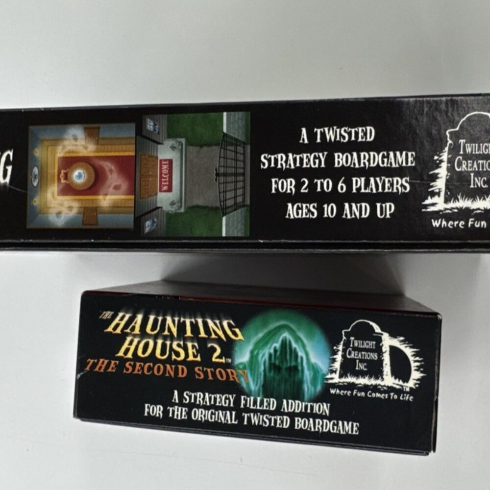 The Haunting House Board Game with 2nd Story Addition Lot Twilight Creation 2004 - Picture 8 of 9